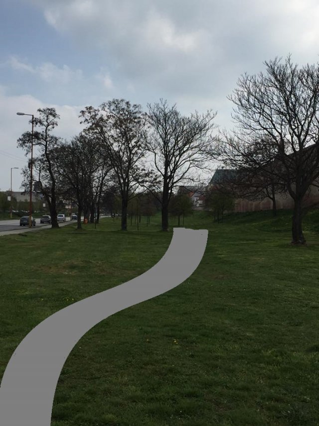 Hradobný park
