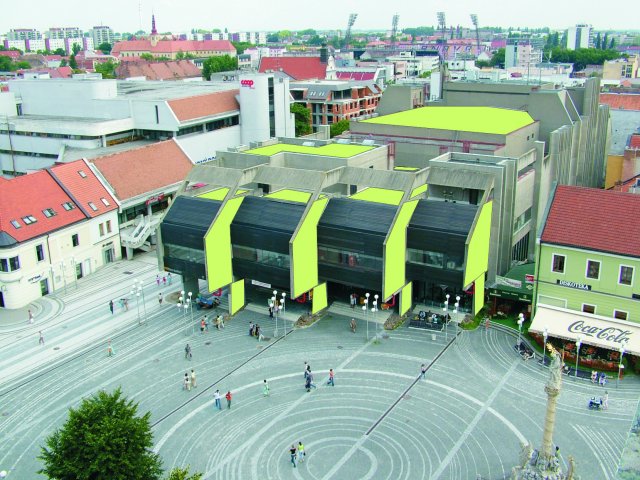 Vertikálna a strešná záhrada - Dom kultúry